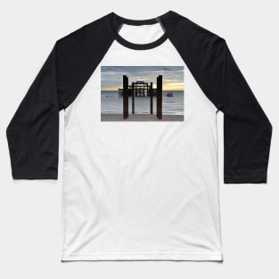 Brighton West Pier Baseball T-Shirt